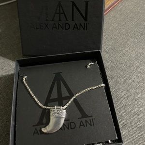 Alex and Ani, Tigers Claw 32in Pull Chain Necklace